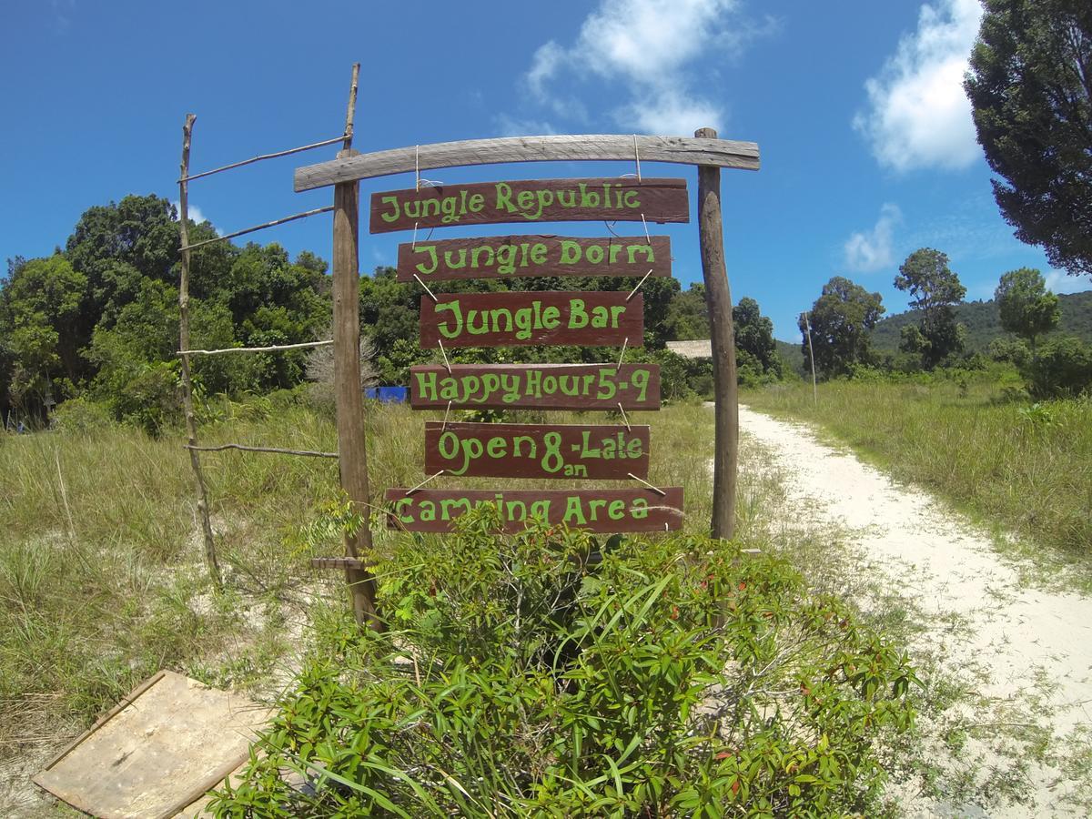 Jungle Republic Pansiyon Koh Rong Sanloem Dış mekan fotoğraf